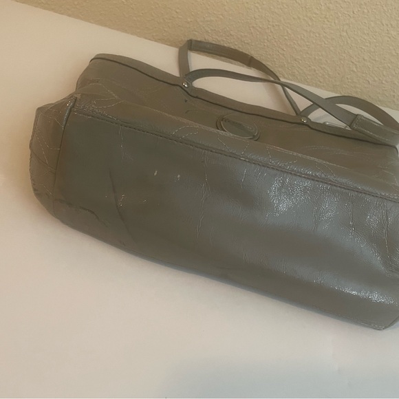 Coach Medium Metallic Grey Leather Vintage Bag - Picture 7 of 14